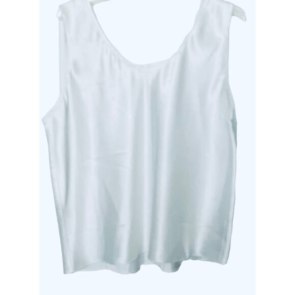 NO MFG. TAG SLEEVELESS ROUND NECK BLOUSE/TANK, WOMENS, 3X, WHITE, DRESSY - Picture 5 of 9